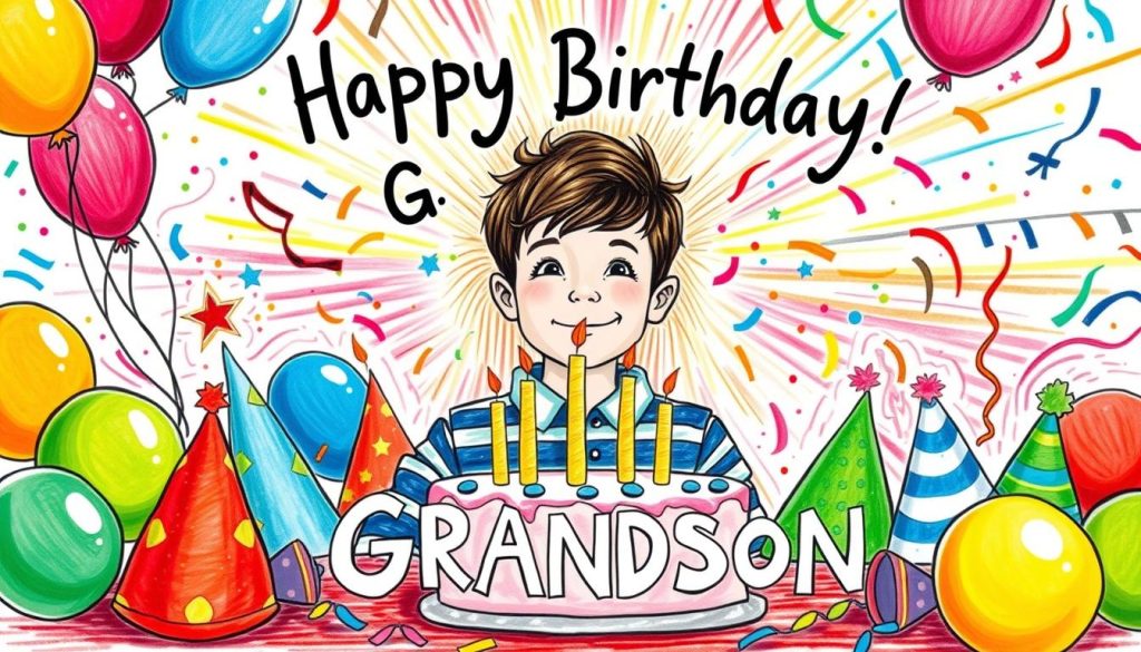 Creative fun birthday wishes for grandson