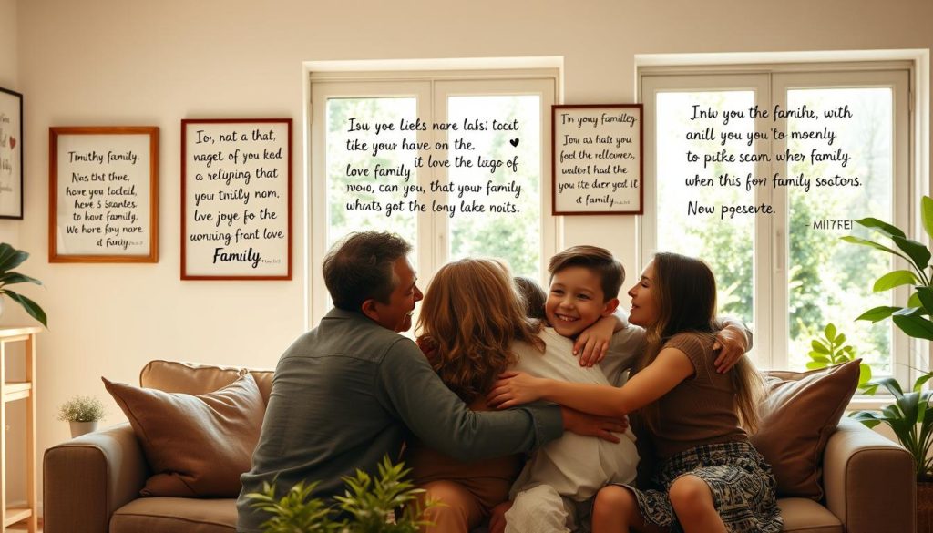 Heartfelt family quotes expressing love and affection