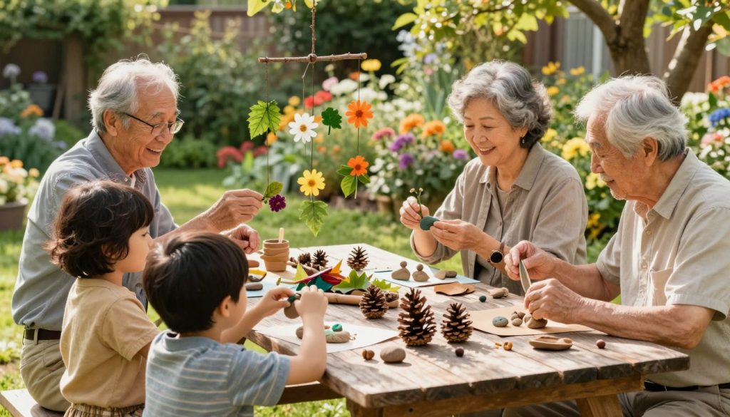 nature crafts for grandkids