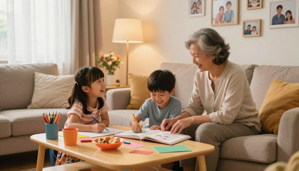 creating a judgment-free zone for grandkids