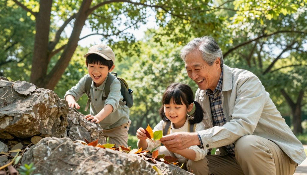 outdoor adventures with grandkids