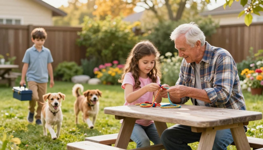 teaching life skills to grandkids